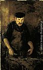 James Carroll Beckwith The Blacksmith painting